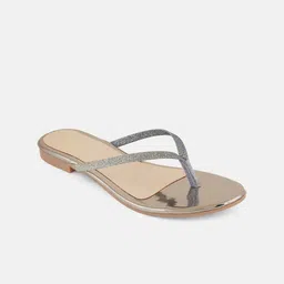 Luxyfeel Women Round Toe T-Strap Flats-27