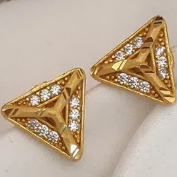 RACHANA FASHION Triangular Studs Earrings-picture-53