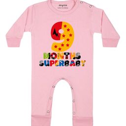 Arvesa Infants Printed Round Neck Bodysuits-picture-5