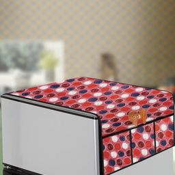 The Furnishing Tree Pink Plastic Refrigerator Cover-image-72
