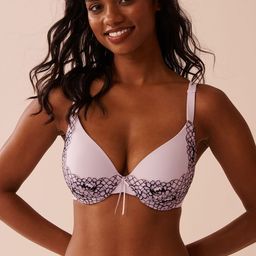 La Vie en Rose Lace Full Coverage Underwired Lightly Padded Push-Up Bra-image-12
