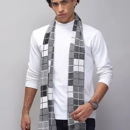 Monte Carlo Men Merino Self Design Wool Mufflers-picture-19