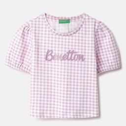 United Colors of Benetton Print Cotton Top-image-69