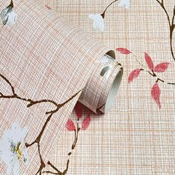 AmazingKarts Brown & Red Floral Printed Waterproof Self-Adhesive Wall Sticker-image-25