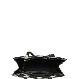 MINI WESST Checked Structured Tote Bag with image 2