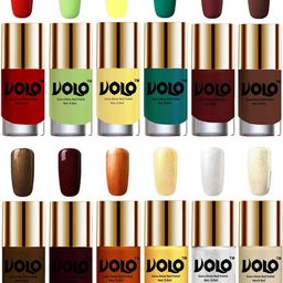 VOLO Set Of 12 Extra Shine Nail Polish- 9.9ml Each-Combo-No-316-5