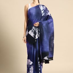BUTA BUTI Tie and Dye Pure Cotton Saree-image-50