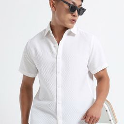 THE BEETEL HOUSE Men Textured Casual Shirt-picture-36