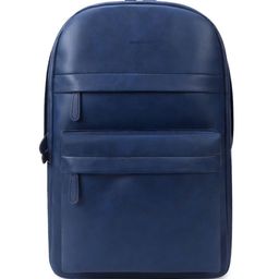 Walrus Unisex Veteran II Series Blue Vegan Leather Backpack-43