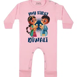 Arvesa My First Diwali Printed Bodysuit-picture-18
