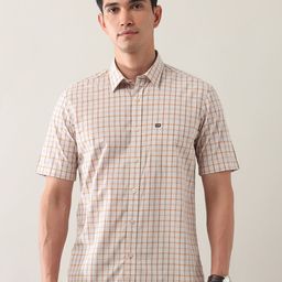 Arrow Sport Men Classic Opaque Checked Casual Shirt-image-46