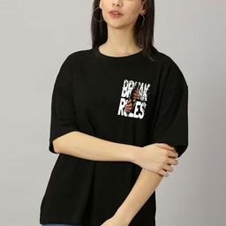 Kushi Flyer Women Printed Pockets T-shirt-image-98
