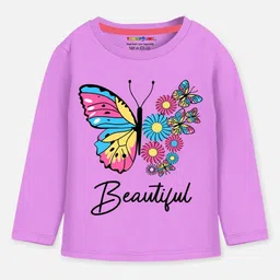 YK X Trampoline Girls Pack Of 5 Printed Round Neck T-shirt-image-39