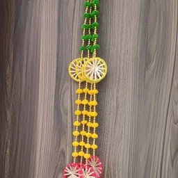 Sellplus 4 Pcs Yellow & Green Bangle Toran-22