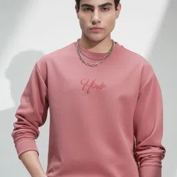 HIGHLANDER Men Textured Relaxed Fit T-shirt-image-74