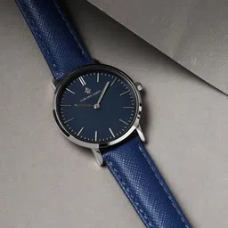 FOREVER SAINTS Women Brass Patterned Dial & Leather Bracelet Style Straps Analogue Watch FSCM201SL01B-44