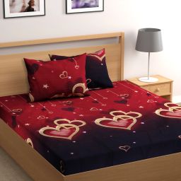 120 TC Microfiber Double Printed Flat Bedsheet-42