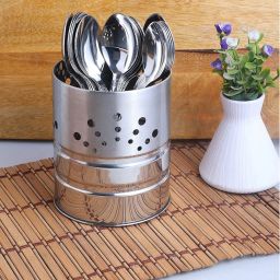 Premium Stainless Steel Cutlery Set- Set of 18 Spoons with Cutlery Holder (SLL) Stainless Steel Cutlery Set-9