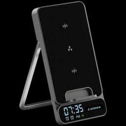 ambrane Powerpod Pro 15W Wireless Charger for iOS, Android, Earbuds and Smart Watch (Smart Power Management, Black)-18