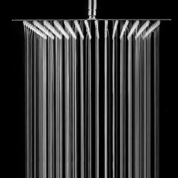 6X6 Silver Plated Shower with 15 inch Arm, Flange & Chrome Plated Hand Shower Fixed Mount-image-26