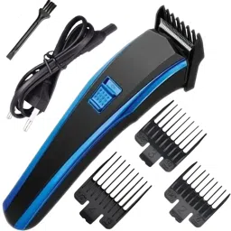 JMHJ New Slim Clever Structural Disigned Low Noise Cordless Rechargeable Hair Clipper Grooming Kit 60 minRuntime 4 Length Settings-image-74