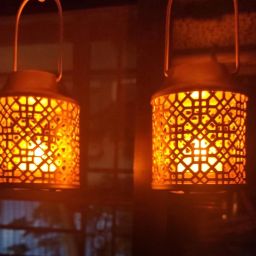 Multicolor Metal Hanging Lantern-image-90