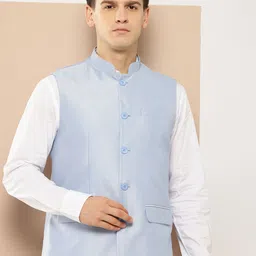 INVICTUS Woven Nehru Jacket-picture-18