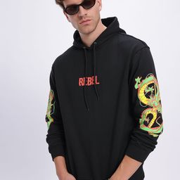UNRL Printed Hooded Relaxed Fleece Sweatshirt-picture-32