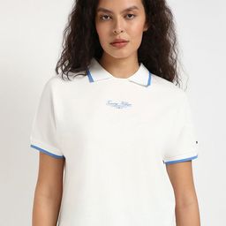 Tommy Hilfiger Women Polo Collar Pockets T-shirt-image-43