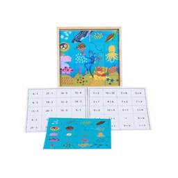 wonderLearn Kids Multi-Colored Underwater Math Puzzle image 2