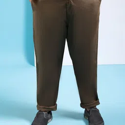 hardsoda by the indian garage co HARDSODA Men Mid-Rise Chinos Trousers-picture-24