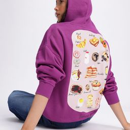 DressBerry Lovely Layers Back Printed Hooded Sweatshirt-image-15