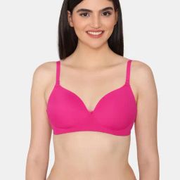 Zivame Dark Pink Half Coverage Backless Bra-image-34