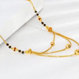 P.N.Gadgil Jewellers Gold Enchanting Engraved Mangalsutra For Women-image-25