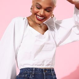 plusS Women Classic White Sleek Top-image-35