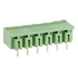 RS PRO 6 Way Pluggable Terminal Block 5.08 mm Pitch Solder Termination, 8971272-5