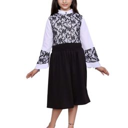 FELLAMO Floral Print Georgette Fit & Flare Midi Dress-picture-13