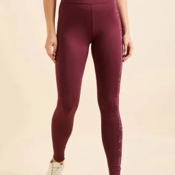Sweet Dreams Burgundy Printed Tights-image-79