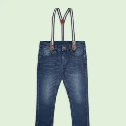 Pantaloons Baby Kids Blue Tapered Fit Jeans-picture-21