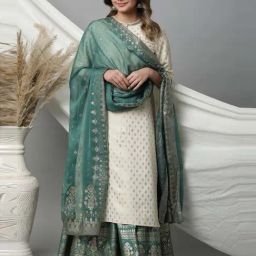 Aurelia Green Printed Dupatta-picture-46
