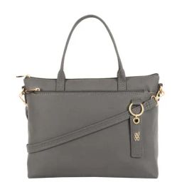 Baggit Grey PVC Solid Tote Handbag-image-60