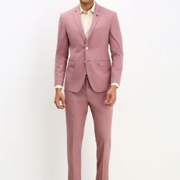 Allen Solly Slim-Fit Single-Breasted Formal Suit-image-82