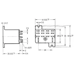 Omron Bi-Power Relay AC 24 V Plug-in terminal, LY4F AC24-picture-34