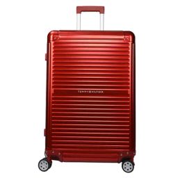 Tommy Hilfiger Titanium Red Textured Hard Large Trolley Bag - 56 cms-40