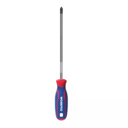 WORKPRO 6.5x100 mm CR-V Steel Grip Handle Magnetic Tip Slotted Screwdriver, WP221019-32