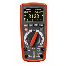 RS PRO RS-9968BT Handheld Digital Multimeter 10 A AC/DC 1000 V AC Max RS Calibrated, 2048324-9