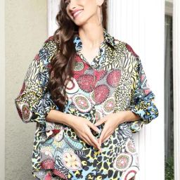 Sera Multicolored Printed Shirt-image-8