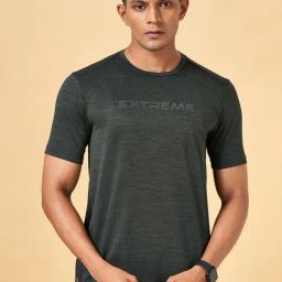 Ajile by Pantaloons Dark Olive Slim Fit T-Shirt-image-51