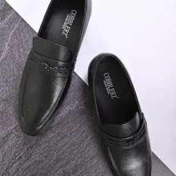 Cobblerz Men's Black Formal Loafers-picture-43