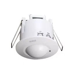 QURUS HF ON-Off Sensor ABS Plastic 3 - 2000 Lux IP44 White, QRSR-HF-RMT-RD-43